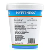 2 - Myfitness Orange Peanut Butter, 510 g Crunchy