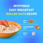 2 - Myfitness Rolled Oats,  900 g  Unflavoured 
