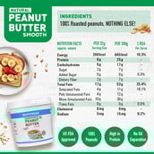 4 - Myfitness Natural Peanut Butter,  2.5 kg  Smooth 