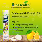 2 - Bio Health Calcium with Vitamin D3,  20 tablet(s)  Lemon 
