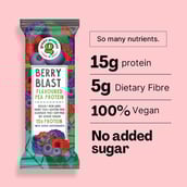 2 - Green Protein Flavoured Pea Protein, 0.052 lb Berry Blast (Pack of 12)