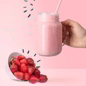 5 - Green Protein Flavoured Pea Protein Sport,  0.072 lb  Wild Strawberry (Pack of 12) 