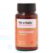 2 - HealthKart HK Vitals Multivitamin with Probiotics,  60 tablet(s)  Unflavoured