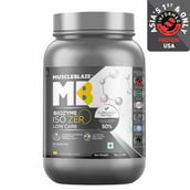 MuscleBlaze Biozyme Iso-Zero,  2.2 lb  Low Carb Tropical Mango 