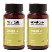 HealthKart Omega 3 60 Softgels - Pack of 2