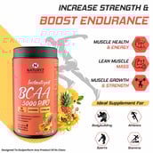 5 - Naturyz Instantized BCAA 5000 PRO,  0.66 lb  30 Servings  Mix Fruit Cocktail 