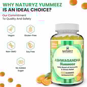 8 - Naturyz Ashwagandha Orange,  50 gummies 