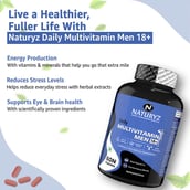 15 - Naturyz Daily Multivitamin Men 18+,  60 tablet(s)  Unflavoured 