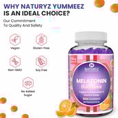 9 - Naturyz Melatonin,  50 gummies  Orange 