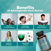 2 - Amihem Grape Seed Extract 30 Capsules & Ashwagandha Plus Combo, 30 capsules