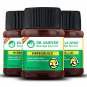 1 - Dr. Vaidya's Herbobuild (Pack of 3),  30 capsules 