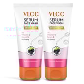 1 - VLCC Bright Glow Serum Face Wash,  150 ml  with Vitamin C Serum & Mulberry (Buy One Get One) 