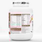 3 - Healthfarm Muscle Whey 4.4lb with Creatine Monohydrate 0.55lb Combo,  3 Piece(s)/Pack  Double Rioch Chocolate & Unflavoured (with Shaker) 