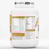 2 - Healthfarm Muscle Whey 4.4lb with Creatine Monohydrate 0.55lb Combo,  3 Piece(s)/Pack  Strawberry Caramel & Unflavoured (with Shaker) 