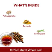 3 - The Tea Ark Ashwagandha Herbal Tea,  100% Natural - Pouch  100 g 