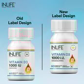7 - INLIFE Vitamin D3 (1000 IU),  60 capsules  Unflavoured 