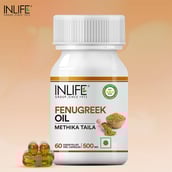 9 - INLIFE Fenugreek Oil, 60 veggie capsule(s)