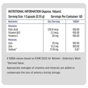 HealthKart HK Vitals Calcium & Iron Folic 60 Caps Combo