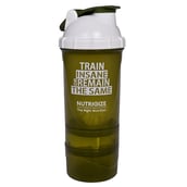 1 - GHC 3-Compartment Shaker Bottle,  Green  600 ml 