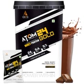 1 - AS-IT-IS Nutrition ATOM 24 Gold Whey Protein,  10 sachets/pack  Chocolate 