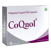 1 - HealthAid Aarkios CoQnol (Ubiquinol) 100mg,  10 capsules 