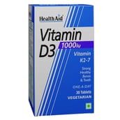 3 - HealthAid Vitamin D3 (1000 iu),  30 tablet(s)  Unflavoured 