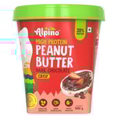 1 - Alpino High Protein Peanut Butter, 500 g Dark Chocolate Crisp