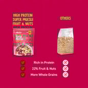 3 - Alpino Super Muesli,  400 g  Fruit & Nuts (Whole Grain Breakfast Cereal) 