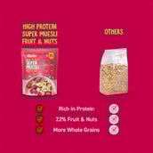 3 - Alpino Super Muesli,  750 g  Fruit & Nuts (Whole Grain Breakfast Cereal) 