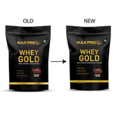 8 - Nakpro Whey Gold Protein Concentrate,  2.2 lb  Double Rich Chocolate 