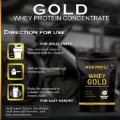 9 - Nakpro Whey Gold Protein Concentrate,  4.4 lb  Vanilla 