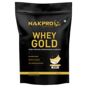 1 - Nakpro Whey Gold Protein Concentrate,  4.4 lb  Banana 