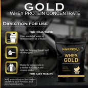 9 - Nakpro Whey Gold Protein Concentrate,  4.4 lb  Banana 