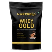 1 - Nakpro Whey Gold Protein Concentrate,  2.2 lb  Coffee 