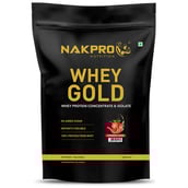 1 - Nakpro Whey Gold Protein Concentrate, 2.2 lb Strawberry