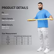 2 - MuscleBlaze Z-Verse T-Shirt,  Royal Blue  Small