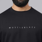 1 - MuscleBlaze Z-League T-Shirt, Black Large
