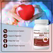 5 - Biotrex Hawthorn Berry (510 mg),  60 veggie capsule(s) 