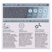 6 - MuscleBlaze Raw Whey Isolate,  4.4 lb  100% Clean Whey Unflavoured 