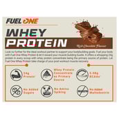 9 - Fuel One Whey Protein Powder, 2.2 lb Rich Chocolate
