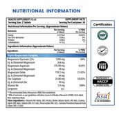 10 - Naturyz Triple Magnesium Complex with Zinc, Unflavoured 60 tablet(s)