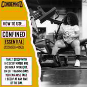 2 - Condemned Confined EAA + BCAA,  Fruit Punch  0.76 lb  30 Servings 