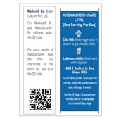 4 - Supermilk Gritzo Height+ for Boy 2-6 Yrs Personalized Protein & Nutrition Drink Mix,  33.33 g  Double Chocolate (Pouch Sample Pack) 