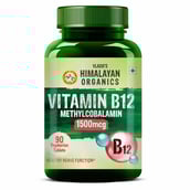 1 - Himalayan Organics Methylcobalamin Vitamin B12 1500mcg,  90 tablet(s)  Unflavoured 