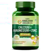 1 - Himalayan Organics Calcium+Magnesium+Zinc,  60 tablet(s)  Unflavoured 