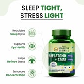 5 - Himalayan Organics Melatonin 10mg + Tagar 250mg,  60 tablet(s)  Unflavoured 
