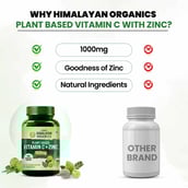 6 - Himalayan Organics Plant Based Vitamin C with Zinc,  120 veggie capsule(s)  Unflavoured 