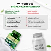 6 - Himalayan Organics Melatonin 10mg,  120 tablet(s)  Unflavoured 