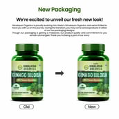2 - Himalayan Organics Ginkgo Biloba 500mg,  60 capsules 
