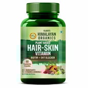1 - Himalayan Organics Plant Based Hair-Skin Vitamin,  60 veggie capsule(s)  with Biotin & DHT Blocker 